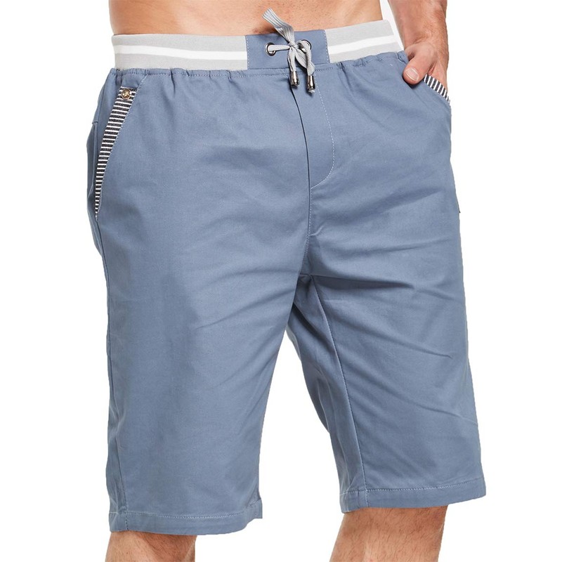 ZOXOZ Men's Summer Leisure Chino Stretch Cotton Shorts with Pockets,
