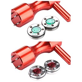 Scotty Cameron Butter Weights Clover Pattern 2 Weights + T Wrench Set 0.4 oz (10 g) 0.5 oz (15 g) 20 g (20g, Red)