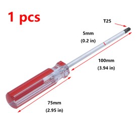 Antrader T25 x 4" Professional Torx Screwdriver With Magnetic Tip