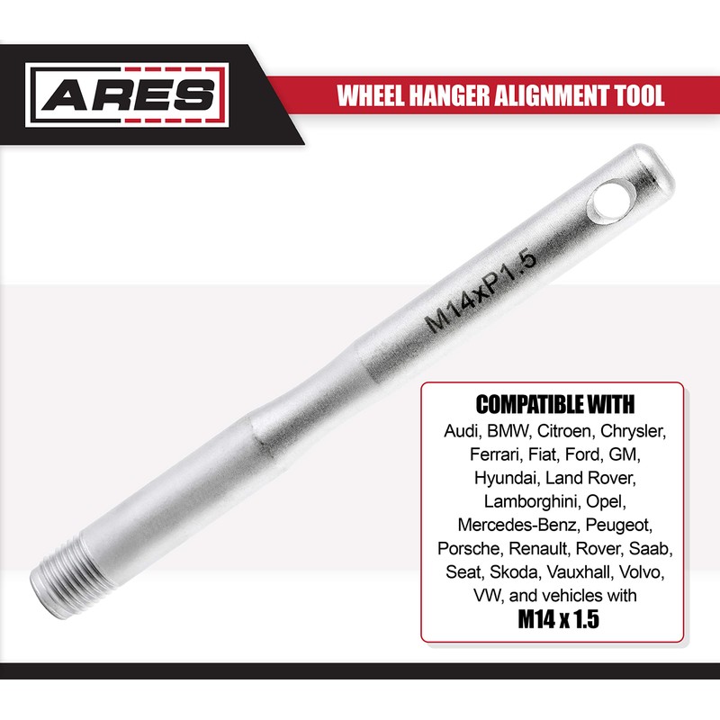 ARES 59012-17mm Non Marring Convex Lug Nut Socket - M14x1.5