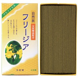 Kameyama Kokadou Incense Sticks, Natural Freesia Scent, Low Smoke, Approx. 4.9 oz (140 g), Approx. 310 Sticks, Low Smoke Incense