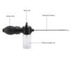 Pest Control Bulb Duster with 3 Stainless Steel Nozzles Termite