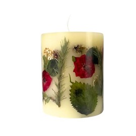 Rosy Rings Essence of Christmas Botanical Candle | Luxury Aromatherapy Long Lasting Candle Home Decor Gifts Notes of Eucalyptus, Balsam Fir, Cedarleaf, Pine Cone, Vetiver Burn Time 120 Hours 5.5" H