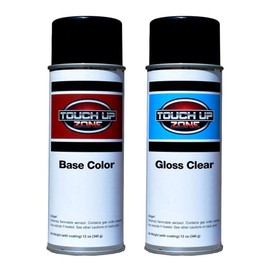 Touch Up Zone Aerosol Paint and Clear - Compatible with Dodge Chrysler RAM Linen Gold Metallic Code PYG