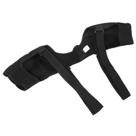 Outanaya Double Shoulder Support Strap for Sports Breathable Compression Wrap for Weightlifting Black for Women Back Posture Correction and Shoulder Protection