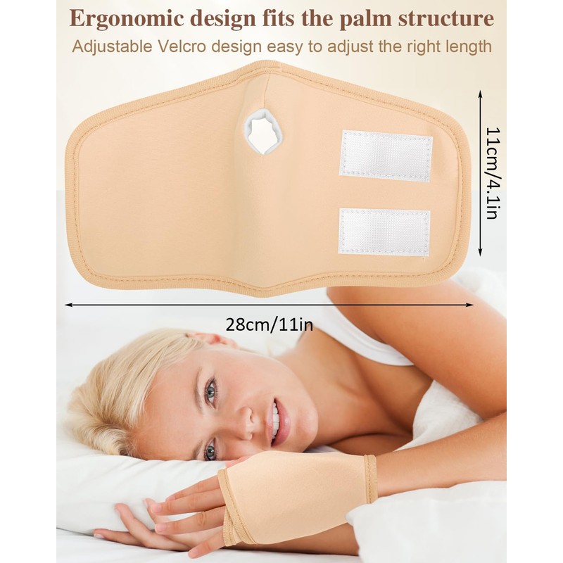 DLMDLM 2 Pack Castor Oil Pack Wrap for Hands, Reusable