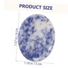 Baluue Natural Massage Stone 2pcs Mini Scraping Plate Anxiety Worry