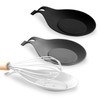 Silicone Spoon Rest - 3 Pcs Heat Resistant, Large Holder