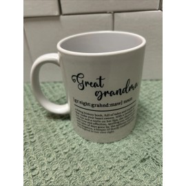 FHUGX Great Grandma Mug - Great Grandma Mothers Day Gifts Gifts for Great Grandma NIB