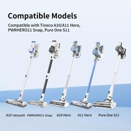 4 Pack Vacuum Filter Replacement Kit Compatible with Tineco A10 HERO,A11 HERO,PURE ONE S11,PURE ONE S12,PowerHero 11 Snap,S12 Pro EX Cordless Vacuum Cleaners,4 Pre-filters