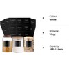 v2croft 168 Storage Labels for Containers, Minimalist Black Matte Stickers,