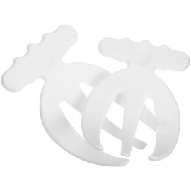 ABOOFAN Salad Hands 2pcs Salad Server Salad Claws Reusable Salad Forks for Tossing and Serving Salad, Pasta Fruit Kitchen Supplies White