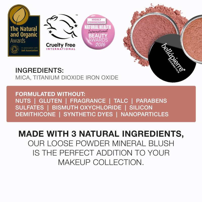 bellapierre Mineral Blush Warms Complexion for a Healthy Glow |