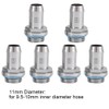 6Pcs G1/4" Barb Fitting Adapter, OD 6mm PC Water Cooling