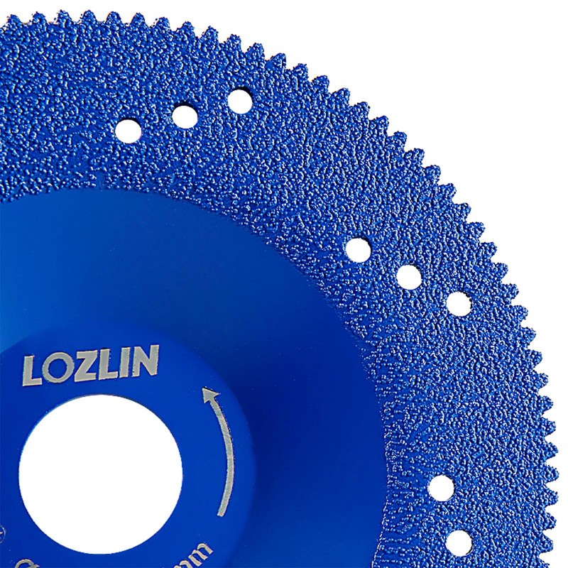 LOZLIN 2PCS 125mm Marble Brazing Bowl Grinding Blade Cutting Diamond