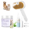 Pet Steam Brush for Dog & Cat – 3-in-1 Spray