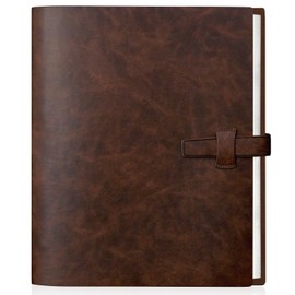 Artmag Photo Album 4x6 320 Photos, Thick Leather Cover Picture Album with 20 PCS Kraft Writing Paper Holds 320 Vertical Photos for Family Wedding Anniversary (Brown)