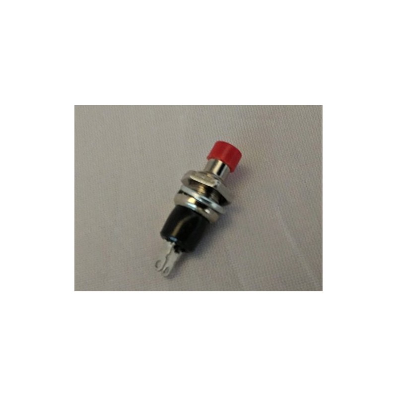 PARTS EXPRESS Momentary N.O. Classic Small Push Button Switch Red