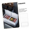 CIYODO Refrigerator Partition Iron Organizer for Freezer Shelf Dividers Fridge