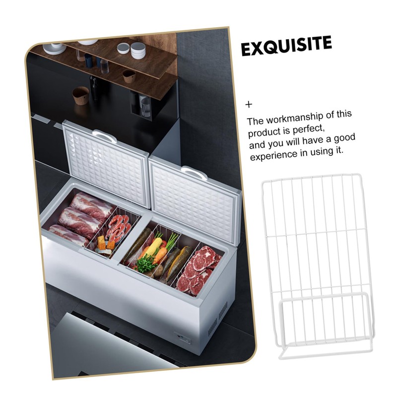 CIYODO Refrigerator Partition Iron Organizer for Freezer Shelf Dividers Fridge