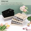 Stackable Jewelry Organizer for Drawer, Velvet Jewelry Storage Inserts, Jewelry