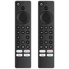 Pack of 2 CT-RC1US-21 CT-95018 CT-RC1US-19 NS-RCFNA-21 NS-RCFNA-19 CP-RC1NA-22 Replace Remote Compatible for Toshiba/Insignia/Pioneer/Hisense Smart TV C350/V35 Series/F20 F30 F50 Series/U6HF Series