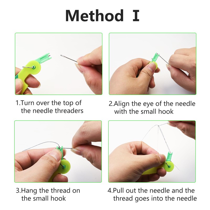 TAIHOBO Needle Threaders, Automatic Needle Threader DIY Embroidery, 20PCS Sewing