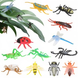 APAYAN 12PCS Simulated Small Insects Plant Magnets for Potted Plants,Indoor Plant Accessories Plant Magnets for Plants Cute Plant Plant Safe Magnets Decor Unique Gifts for Plant Lovers