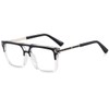 LIGOES TR90 Glasses Frame for Men Women Glasses Flattop Square