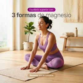 Mezcla De Magnesios 100 Cáps Citrato Oxido Gluconato B Life