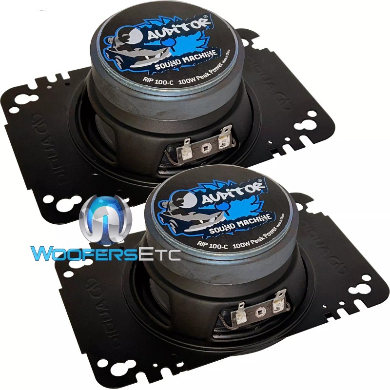 Focal pkg FOCAL AUDITOR RIP-100C 2-WAY CAR 4" COAXIAL SPEAKERS