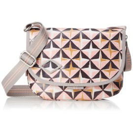 Oilily Lori Geometrical Shoulderbag Shf, Women’s Shoulder Bag, Pink (Rose), 8x19x26 cm (B x H T)