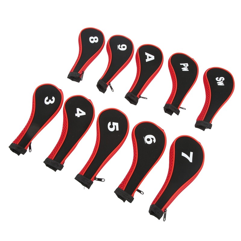 10Pcs Golf Club Head Cover Neoprene Golf Head Cover for