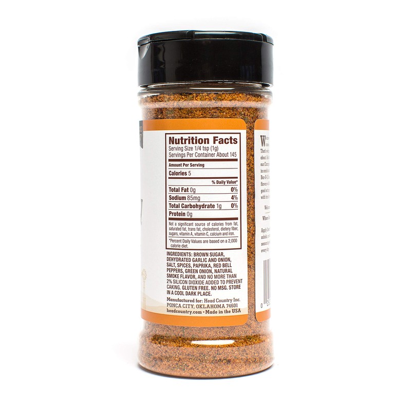 Head Country Bar-B-Q Championship Seasoning, Sweet & Spicy | Gluten