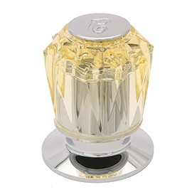 DICA ADG Juego de Manerales Acrílico Grandes con Chapetón, 2 Unidades