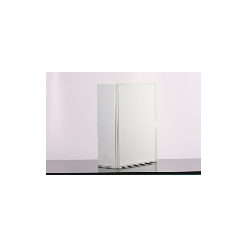 DIN A5 Folder PVC 2 Mechanism White 80 mm Spine