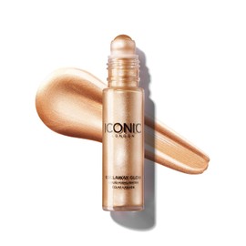 Rollaway Glow Liquid Highlighter - Champagne Chic by Iconic London for Women - 0.27 oz Highlighter
