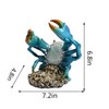 Juliahestia Modern Crab Wine Bottle Holder Countertop Coastal Beach Themed