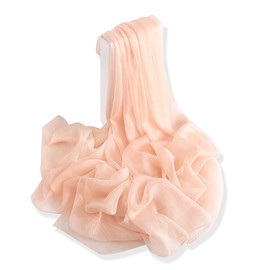 YFZYT Plain Colour Fashionable Women's Scarf for Spring & Summer, Women's Scarf Stole Neckerchief Scarf Made of Chiffon for Spring Summer All Year Round, apricot