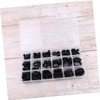 Gatuida 125pcs Rubber Grommet Seal Set Heat-Resistant Gasket Kits Box