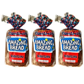 Jim's Amazing Cinnamon-Raisin Bread - Made with Whole Cell Wheat/All Natural / 2lb Loaf - 3 Loaves