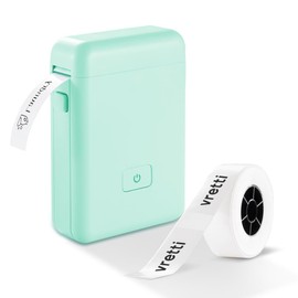 vretti Sticker Maker Mini Label Maker, HP2 Portable Bluetooth Label Printer for Storage, Shipping, Barcode, Mailing, Office, Home, Organisation, Label Printing Machine with Multiple Templates