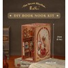 CUTEBEE Book Nook Kit - DIY Miniature House Dollhouse Kit