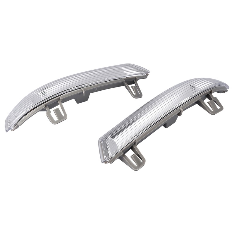 Pair of Wing Mirror Indicator Turn Signal Light Lens LED