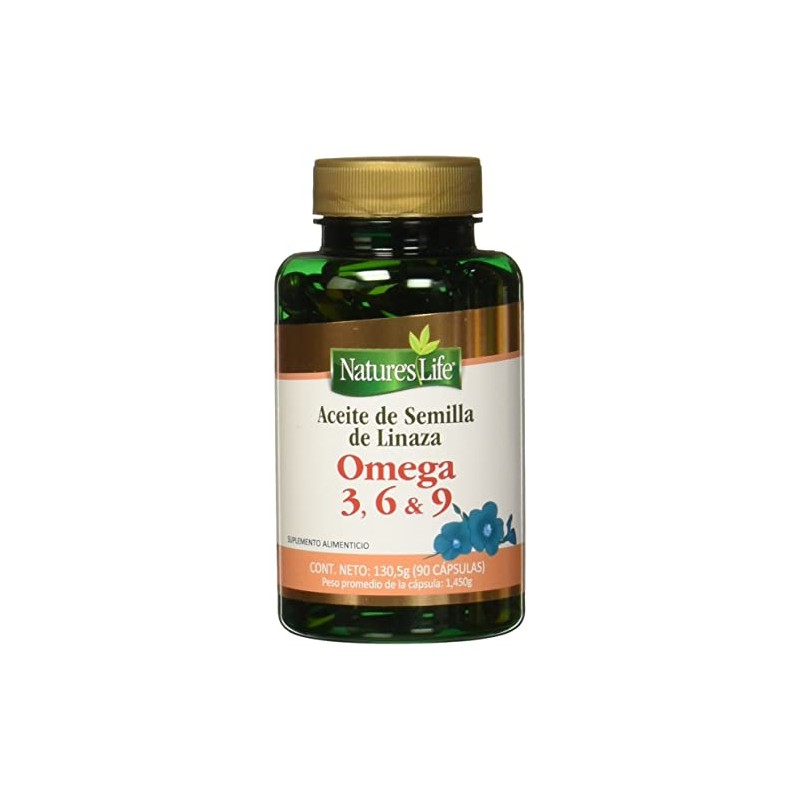 Natures Life Aceite de Semilla de Linaza - Suplemento Alimenticio