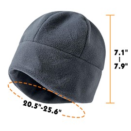 KXF Mens Winter Warm Beanie Hat Scarf Neck Warmer Gaiter Set Thermal Thick Skull Cap Double-layer Windproof Muffler for Men