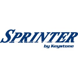 Whitney "SPRINTER By KEYSTONE" RV Graphic Lettering decal Made Fresh Any Color 49"X11"