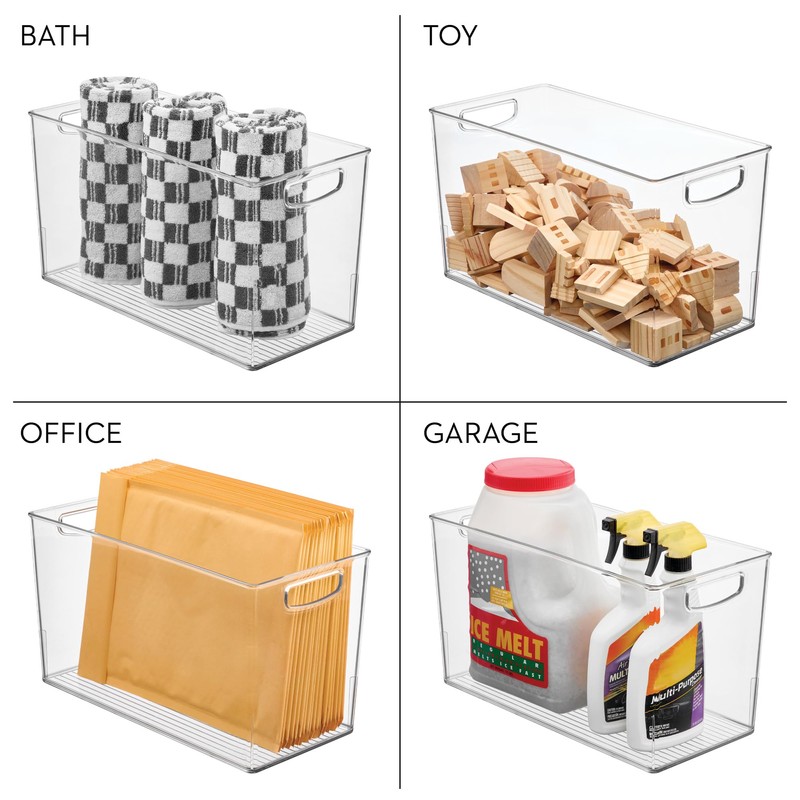 iDesign Recycled Plastic Pantry Storage Bin - Linus Collection -