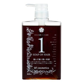 Ofcosmetics Soap of Hair 1 Big Bottle, 21.6 fl oz (625 ml), Birch Scent, Includes Hair and Pasha, Beauty Salon Exclusive Shampoo