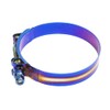 Kyostar 3.5" T-Bolt Hose Clamp Adjustable Stainless Steel Titanium Blue